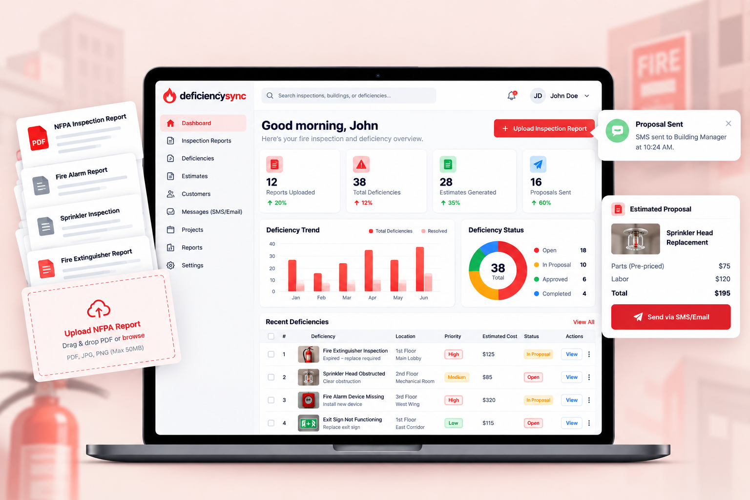 DeficiencySync product screenshot